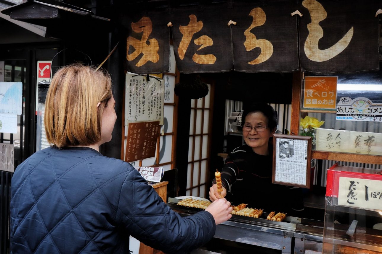 Street food in Takayama