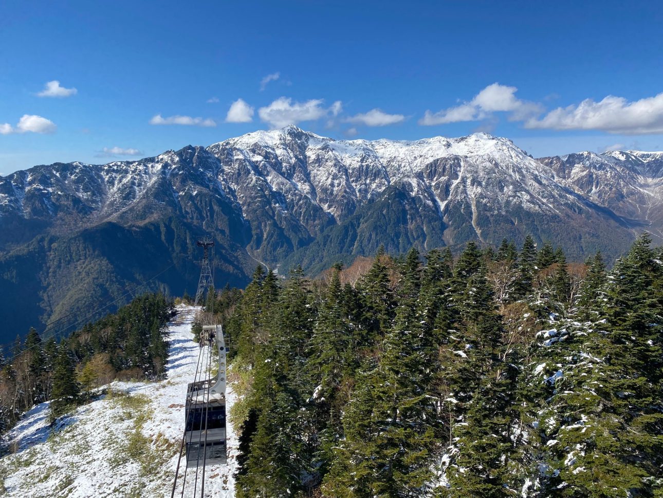 Shinhotaka Ropeway - Winter view