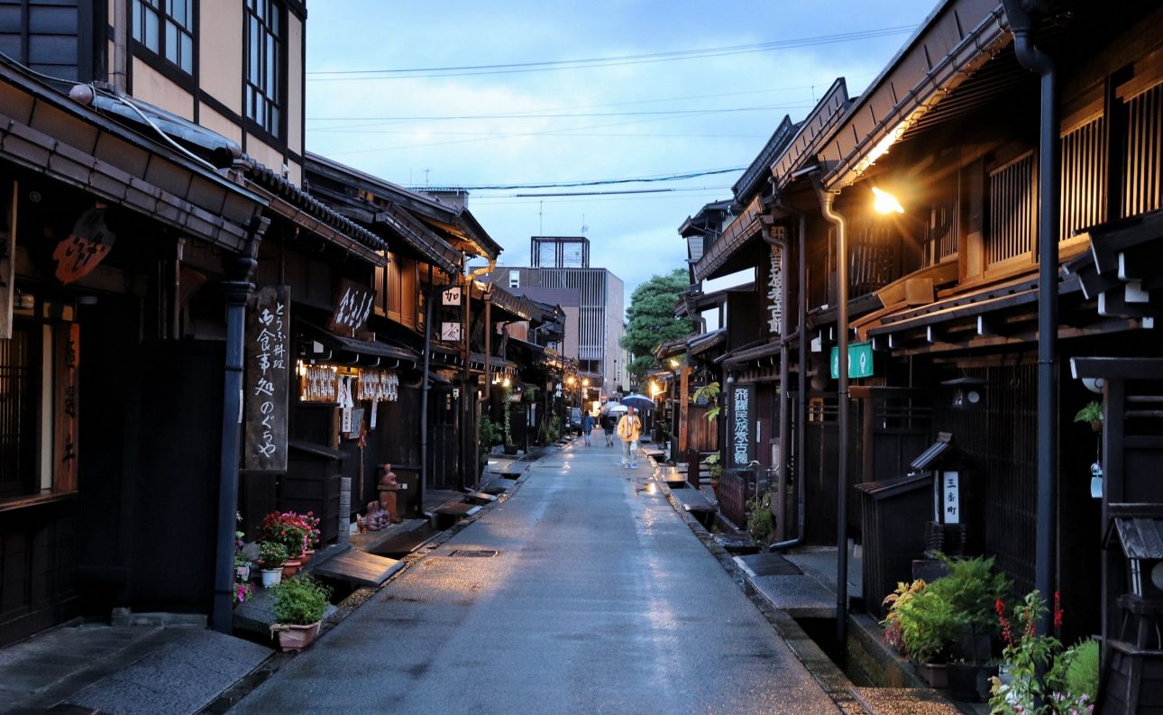 Takayama is beautiful even at night