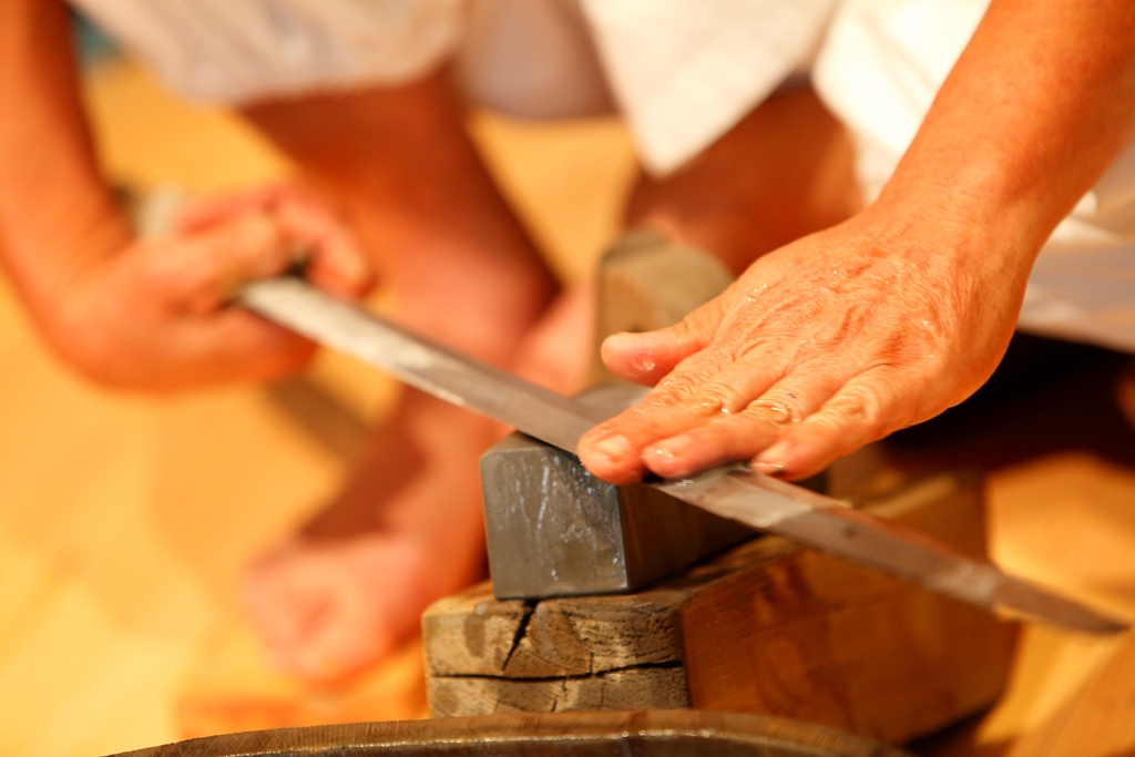 Seki Traditional Swordsmith Museum-Demonstration