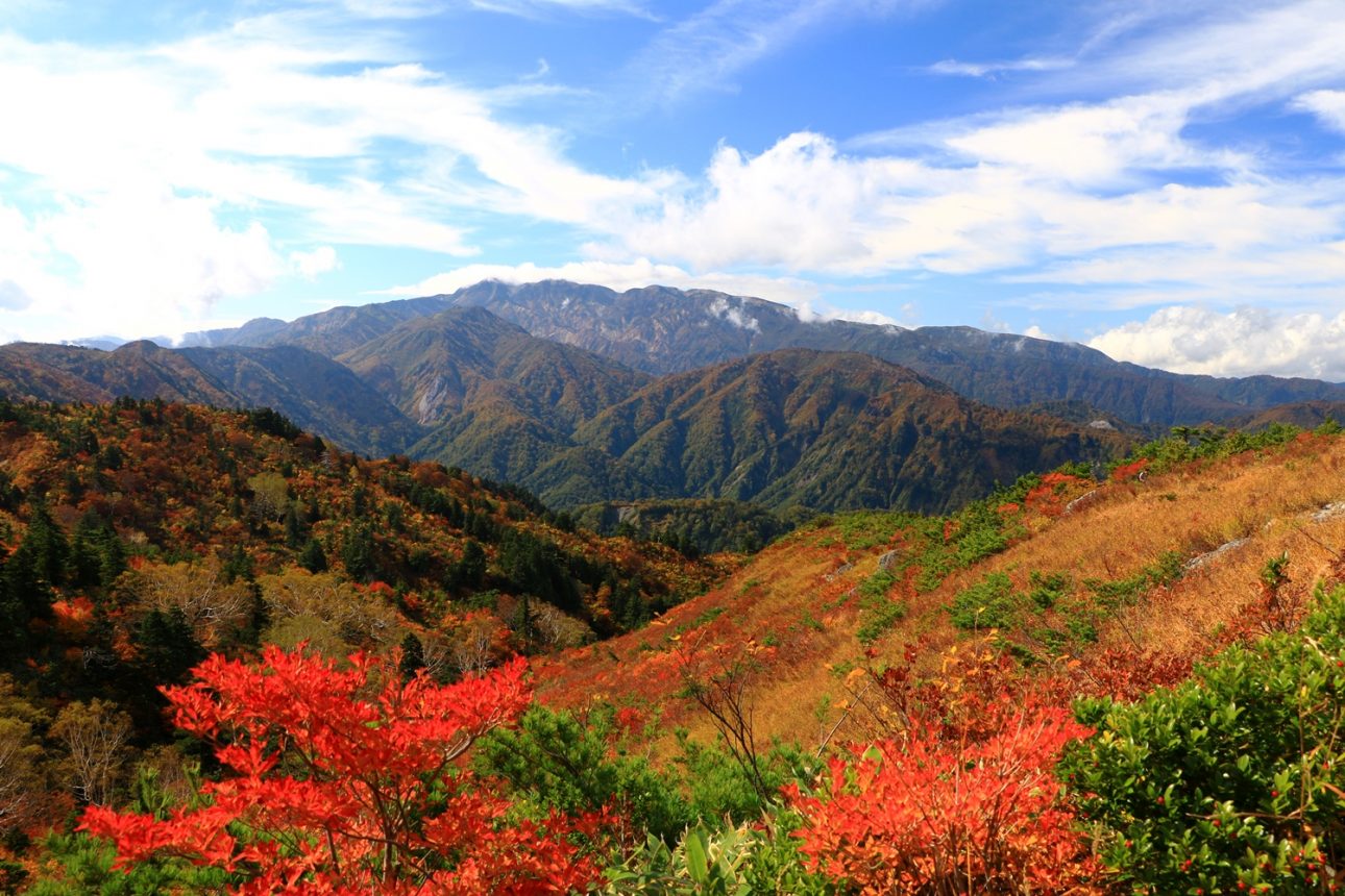 Hakusan Shirakawa-go White Road and Mt. Sanpoiwa